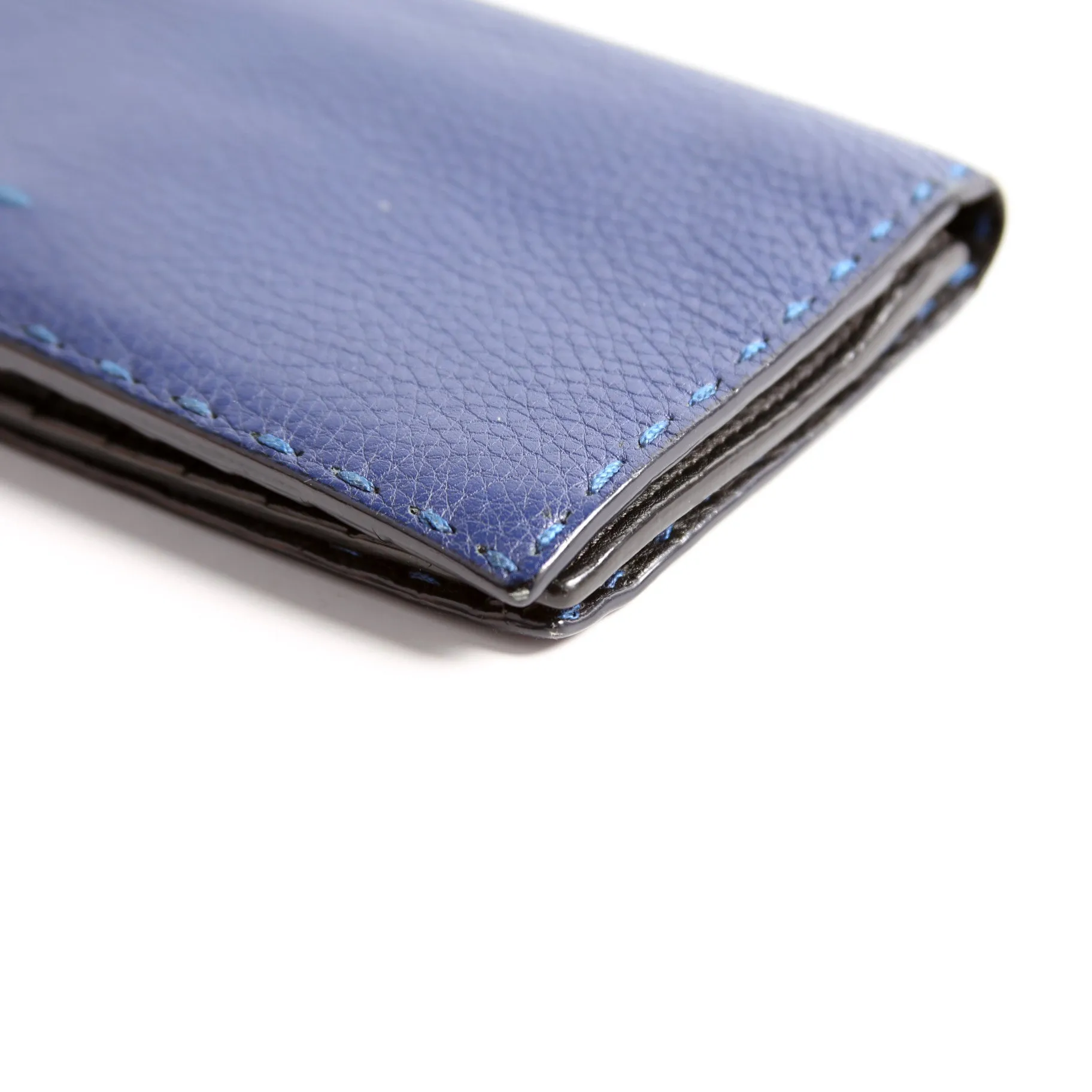 7M0186 Selleria Bifold Long Wallet Navy