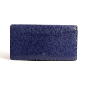 7M0186 Selleria Bifold Long Wallet Navy