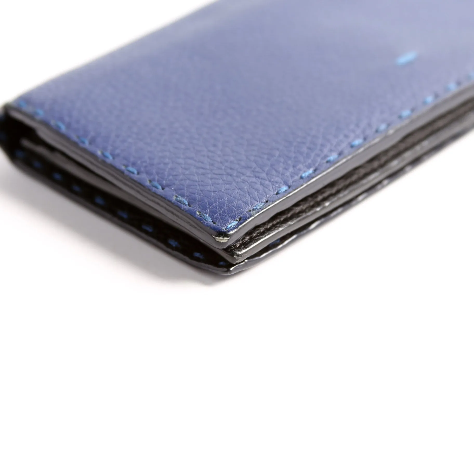 7M0186 Selleria Bifold Long Wallet Navy