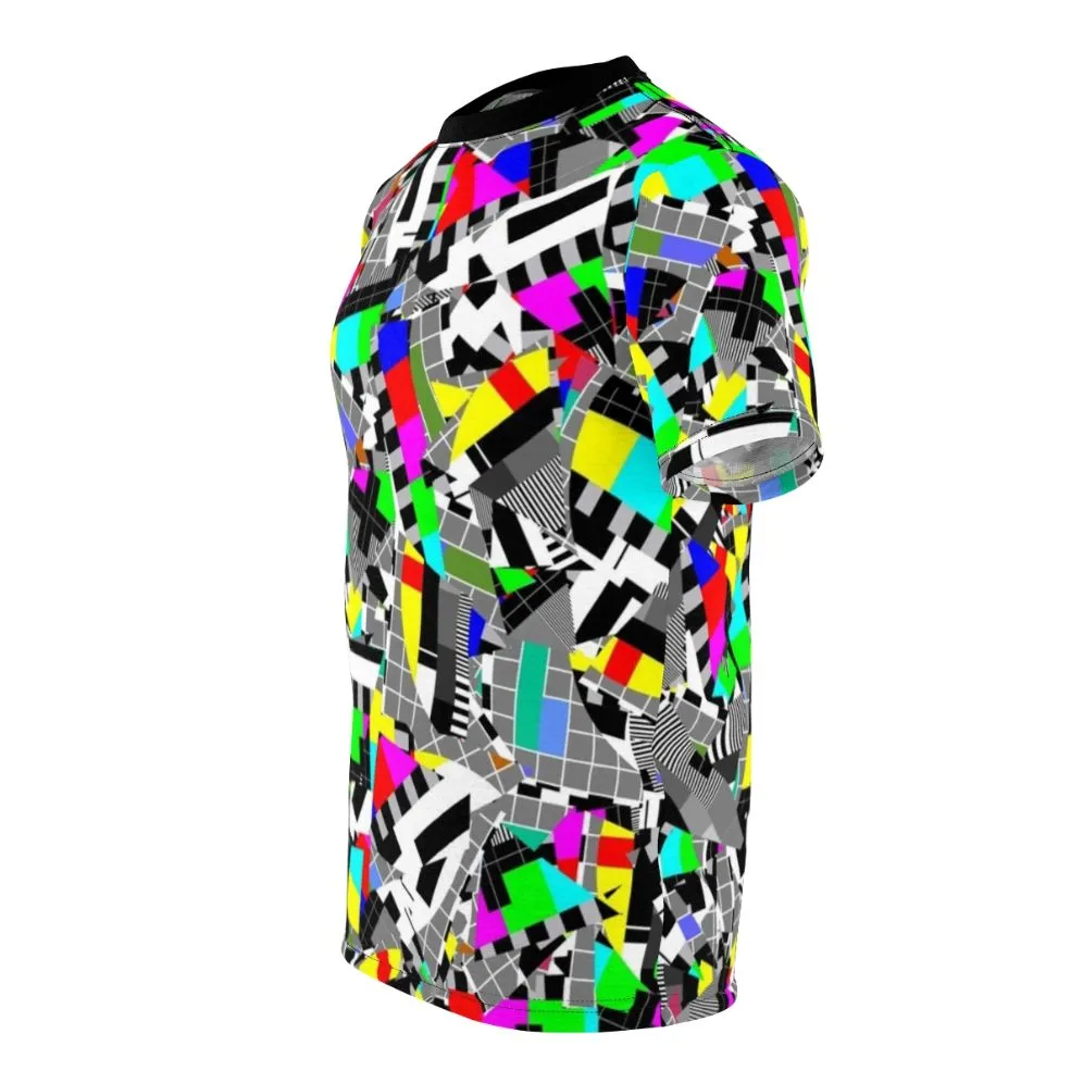 Abstract Television Pattern T-Shirt