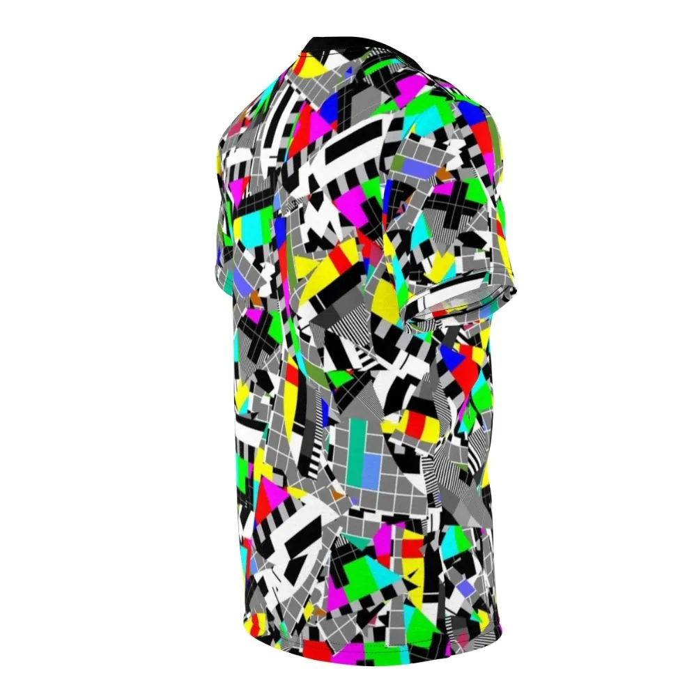 Abstract Television Pattern T-Shirt