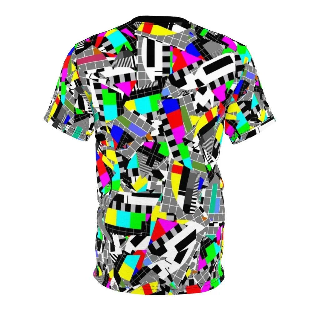 Abstract Television Pattern T-Shirt