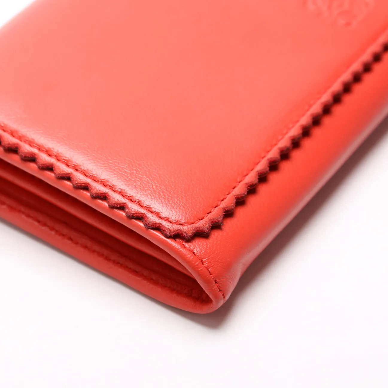 Anagram Tassel Long Wallet Orange
