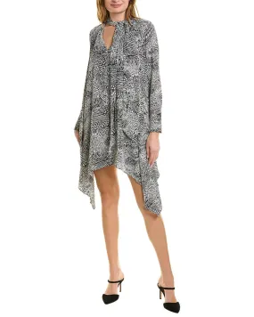 Bcbgmaxazria Cape Sleeve Midi Dress