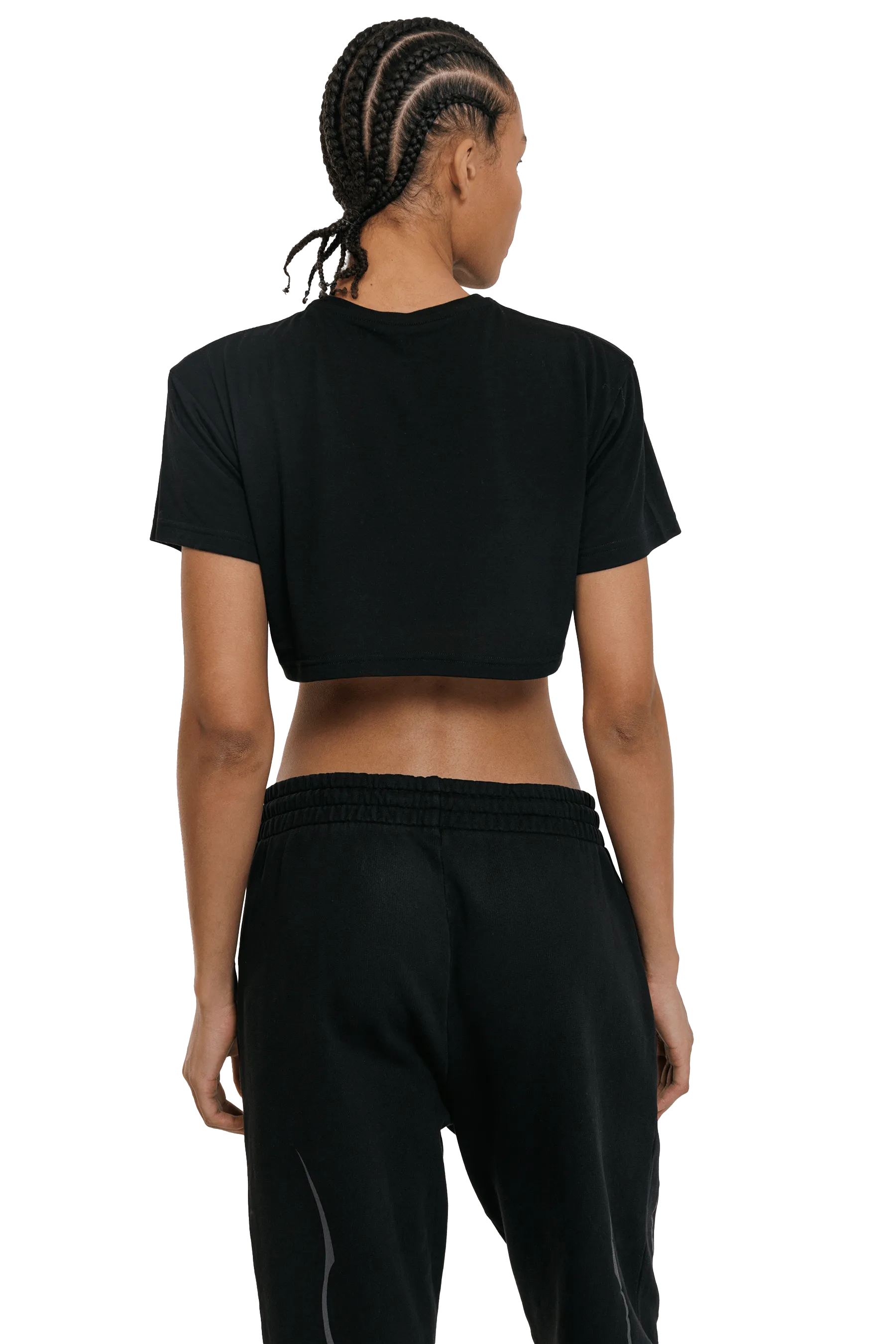 BOXY T-SHIRT GRAY VEINS GRAPHIC- Black