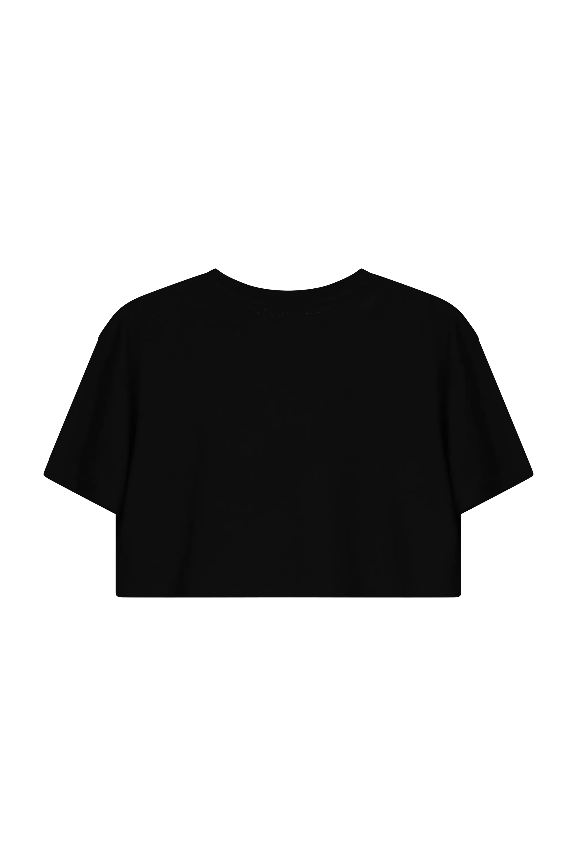 BOXY T-SHIRT GRAY VEINS GRAPHIC- Black