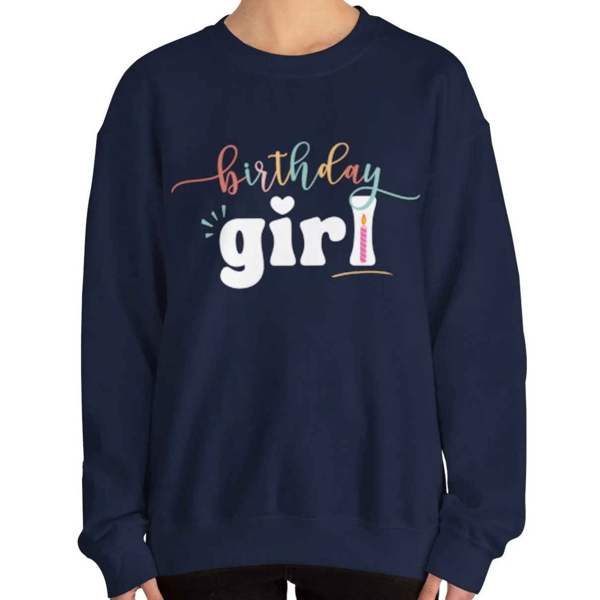 Celebrate in Style: Women's Birthday Girl Pullover Sweatshirt