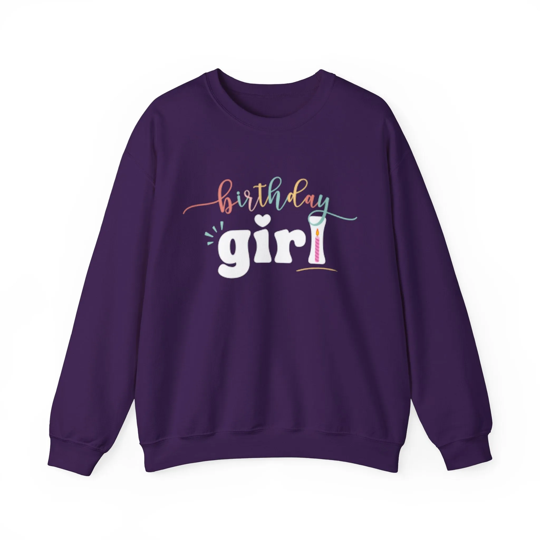 Celebrate in Style: Women's Birthday Girl Pullover Sweatshirt