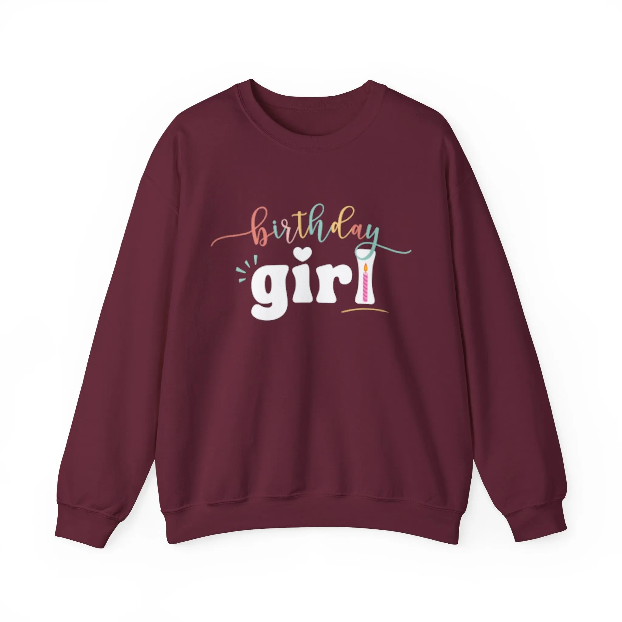 Celebrate in Style: Women's Birthday Girl Pullover Sweatshirt