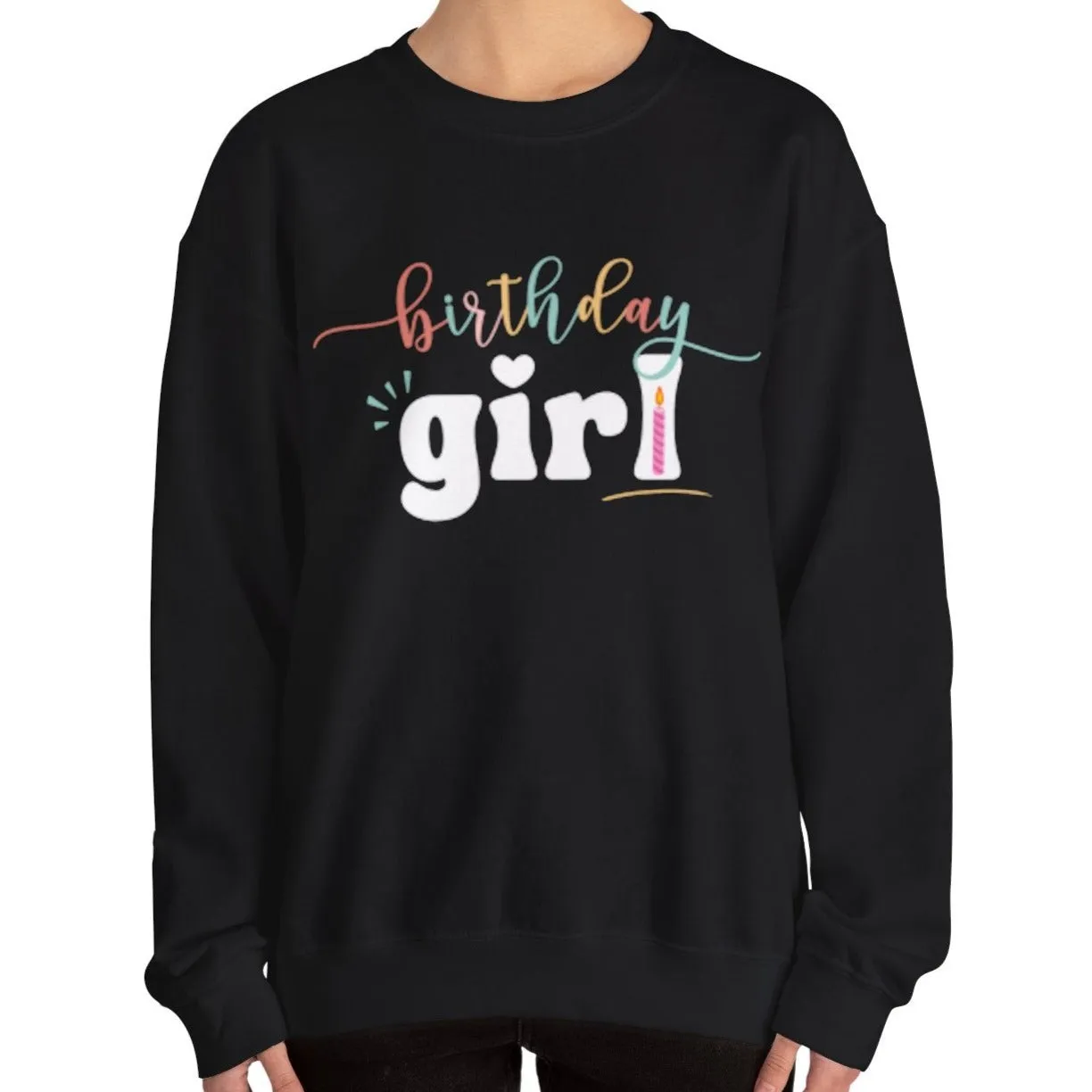Celebrate in Style: Women's Birthday Girl Pullover Sweatshirt