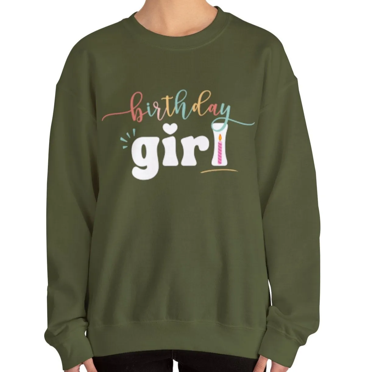 Celebrate in Style: Women's Birthday Girl Pullover Sweatshirt