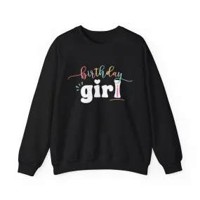 Celebrate in Style: Women's Birthday Girl Pullover Sweatshirt