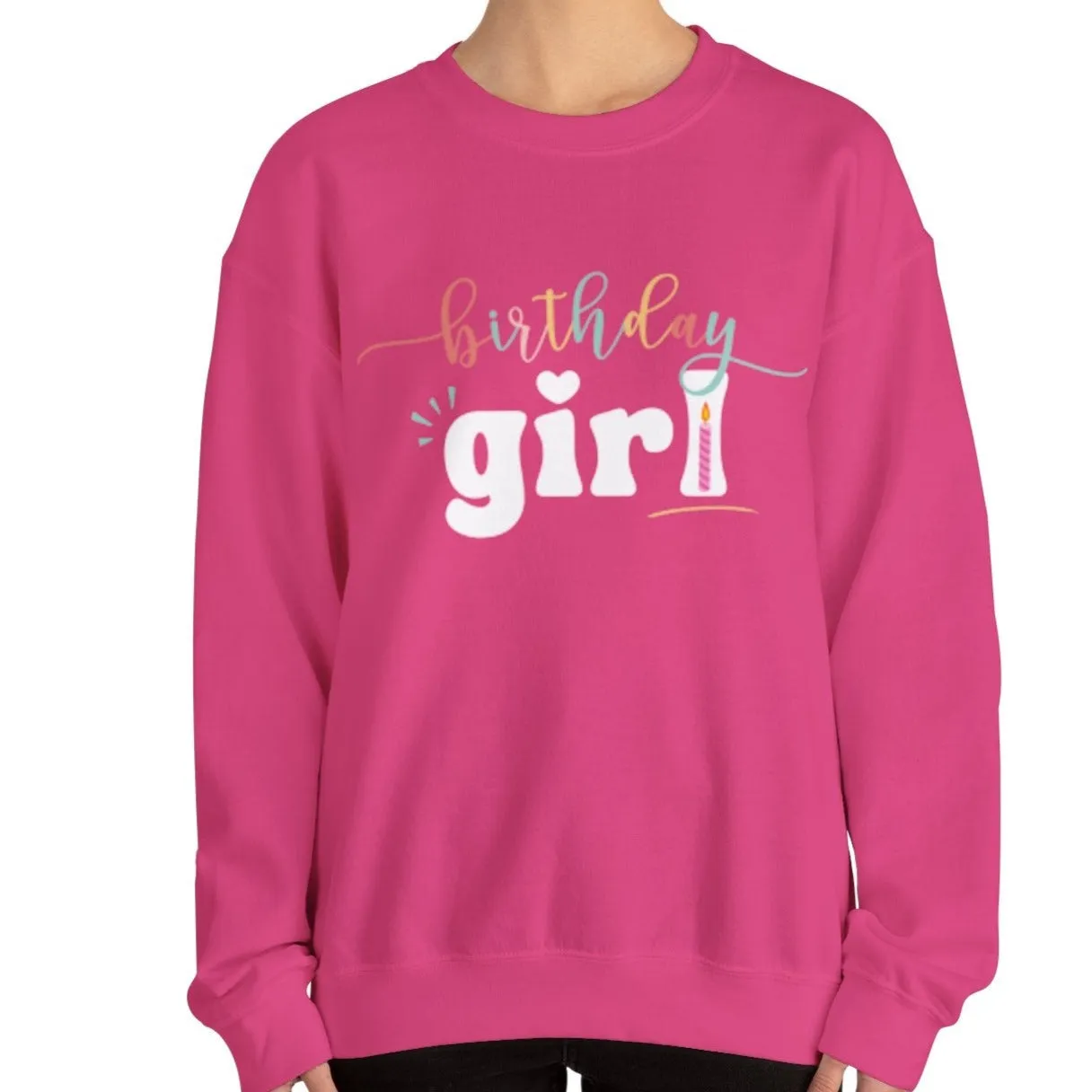 Celebrate in Style: Women's Birthday Girl Pullover Sweatshirt