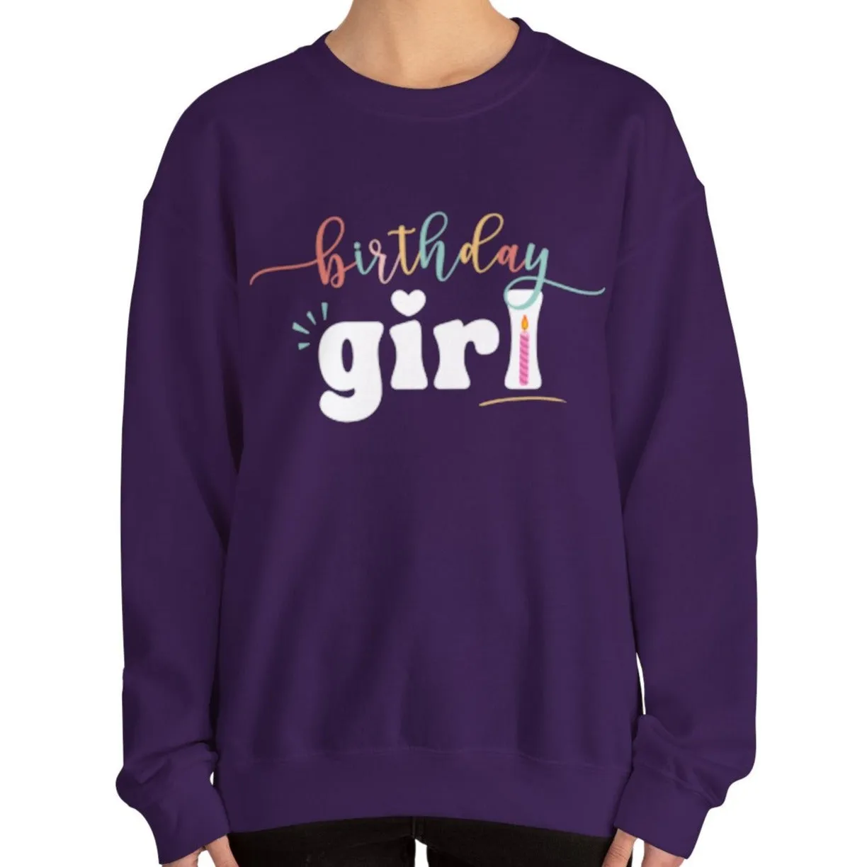 Celebrate in Style: Women's Birthday Girl Pullover Sweatshirt