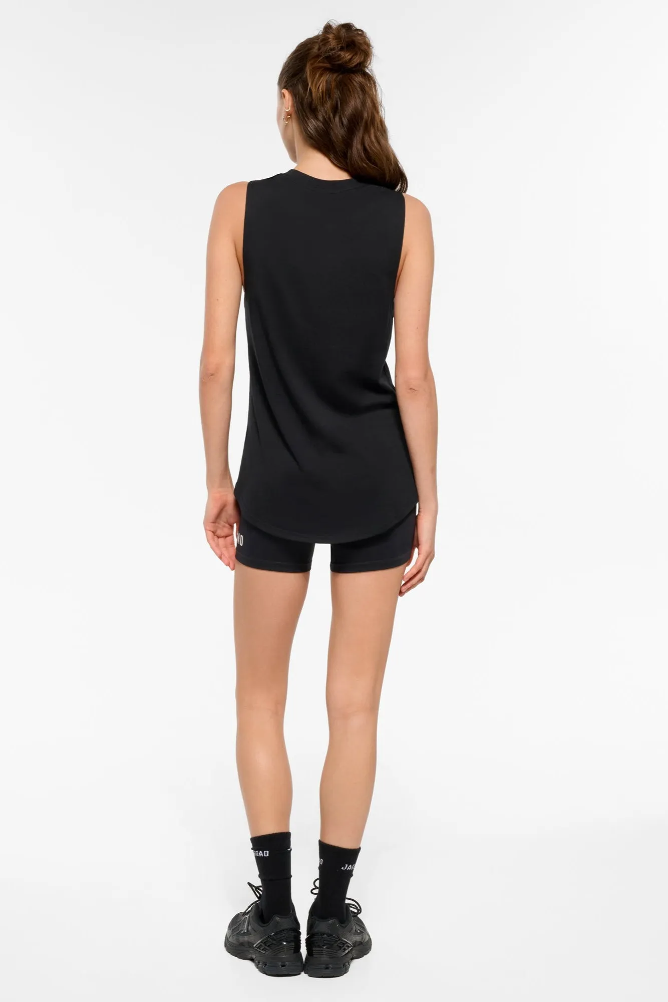 Classic Keyline Pima Tank Black