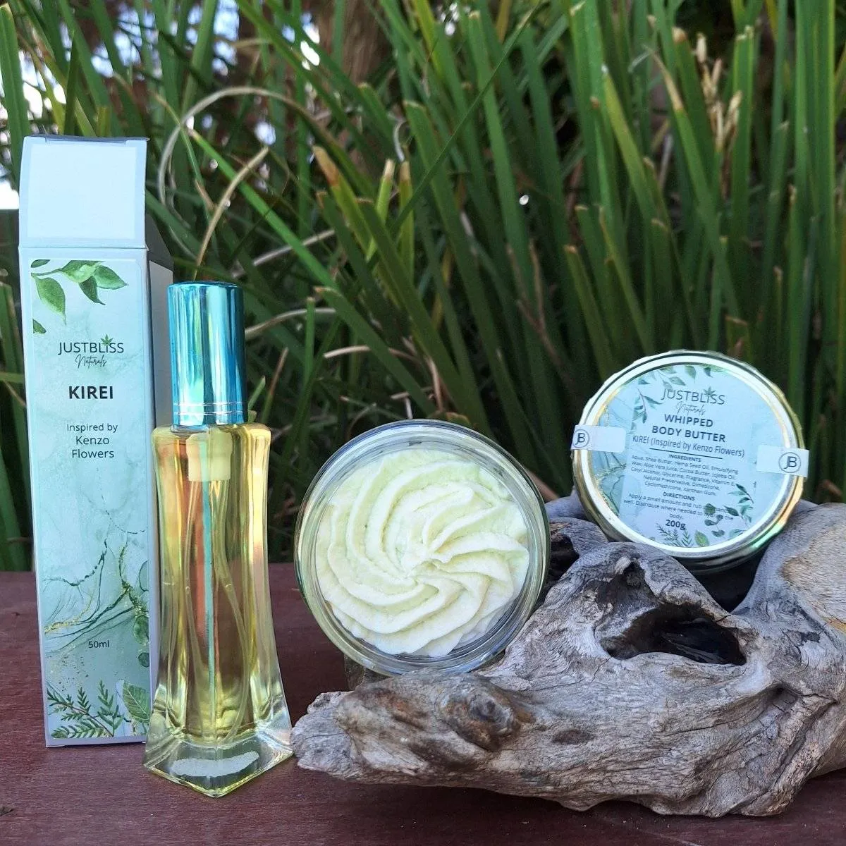 COMBO PERFUME & WHIPPED BODY BUTTER: Kirei (Inspired by Kenzo Flowers)