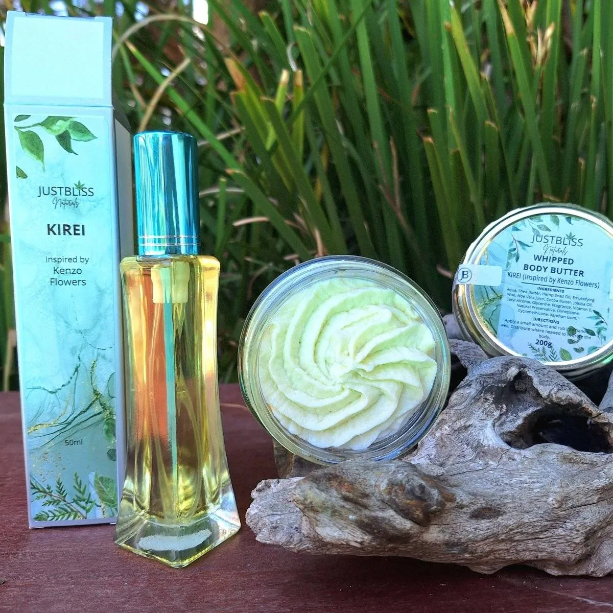 COMBO PERFUME & WHIPPED BODY BUTTER: Kirei (Inspired by Kenzo Flowers)