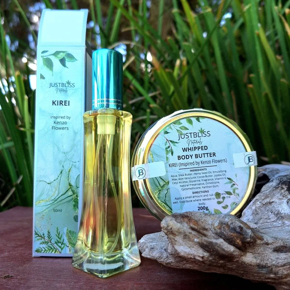 COMBO PERFUME & WHIPPED BODY BUTTER: Kirei (Inspired by Kenzo Flowers)