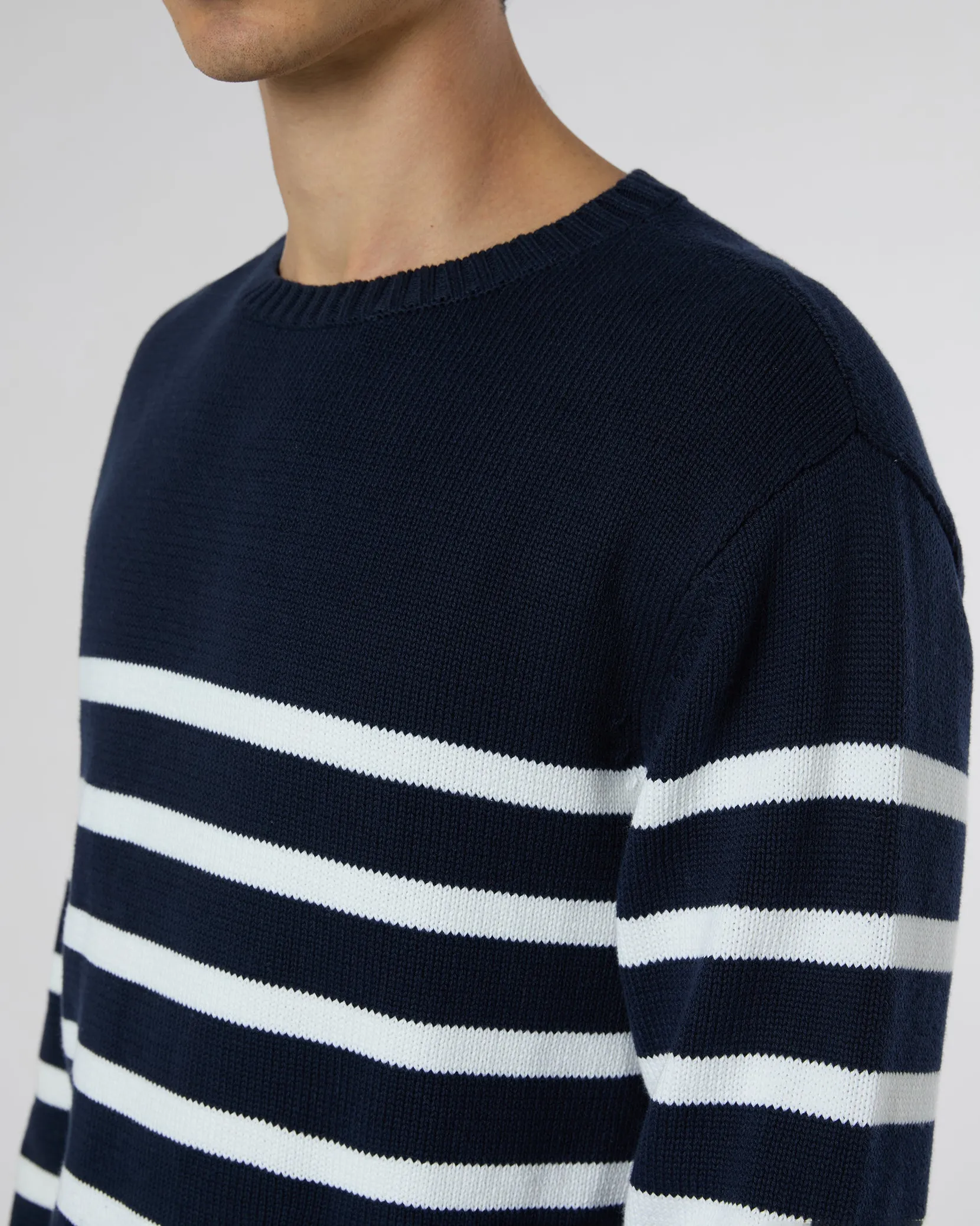 Cotton Boatneck Sweater