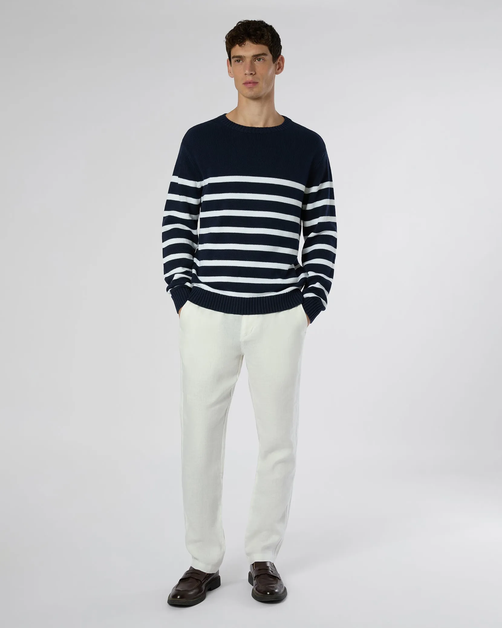 Cotton Boatneck Sweater