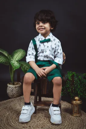 Cute Cacti Shorts Set
