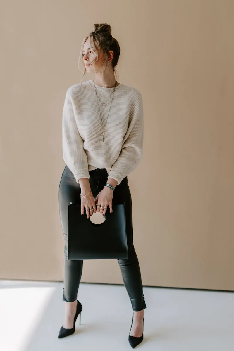 Estella Maxi in Noir