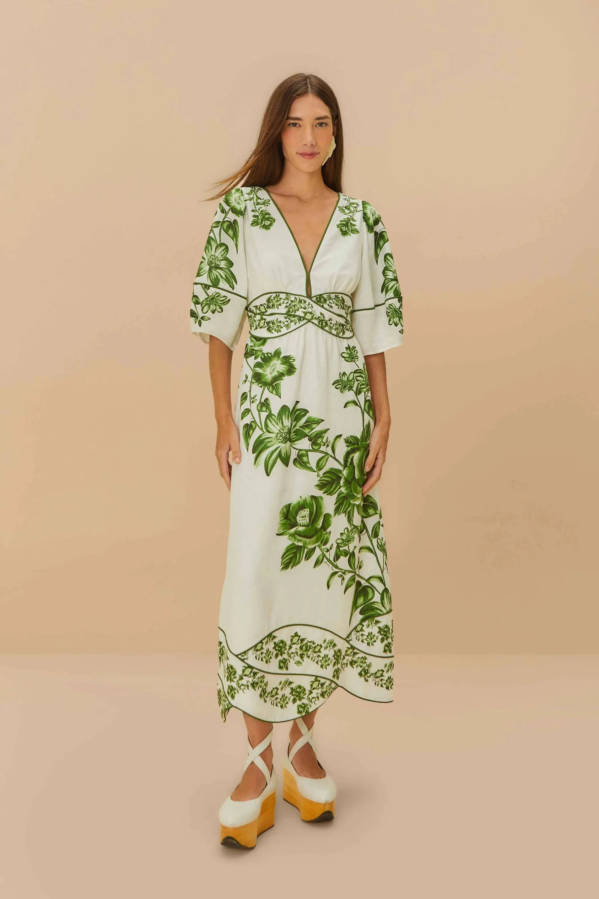 Farm Rio - Floral Cascade Dress