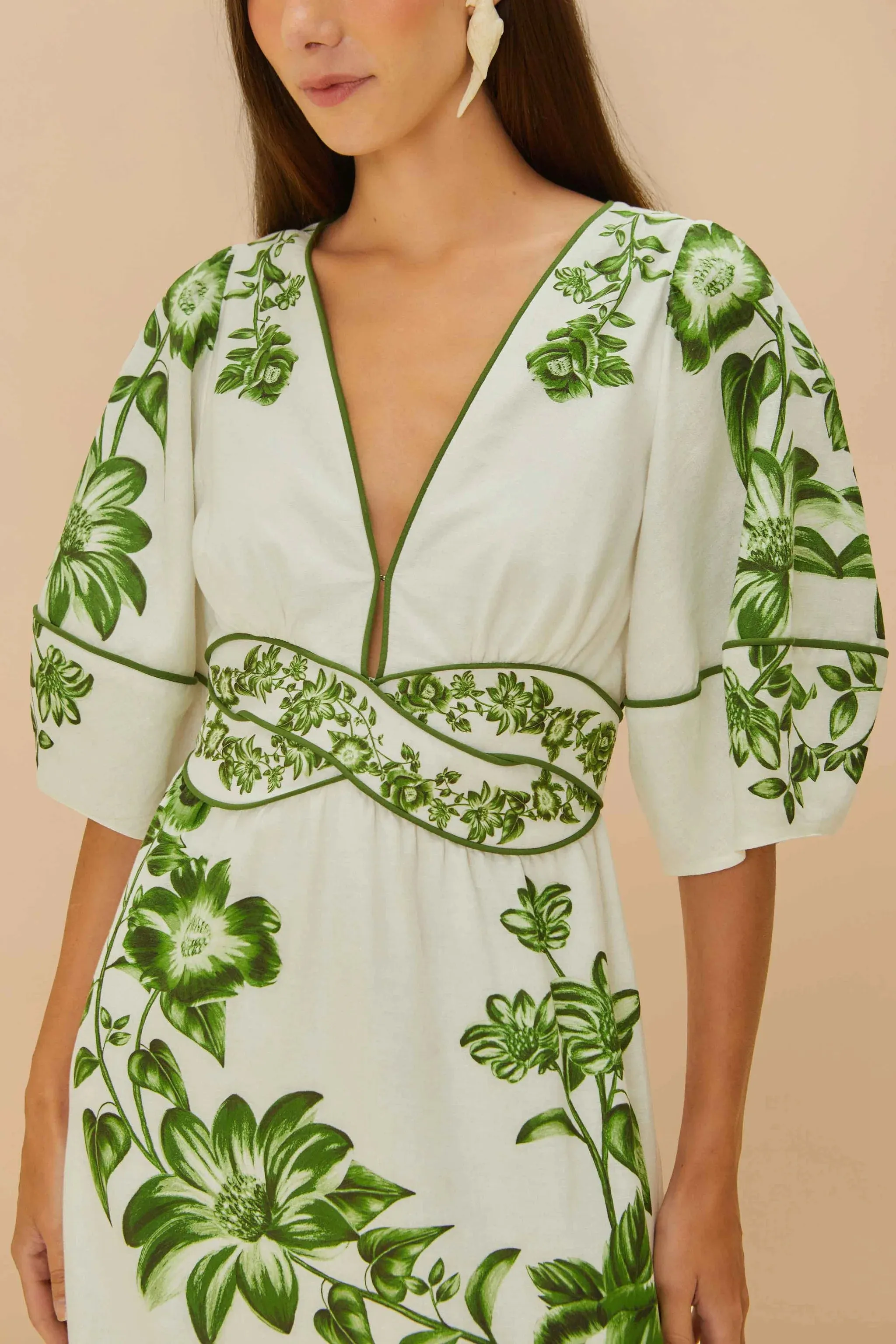 Farm Rio - Floral Cascade Dress