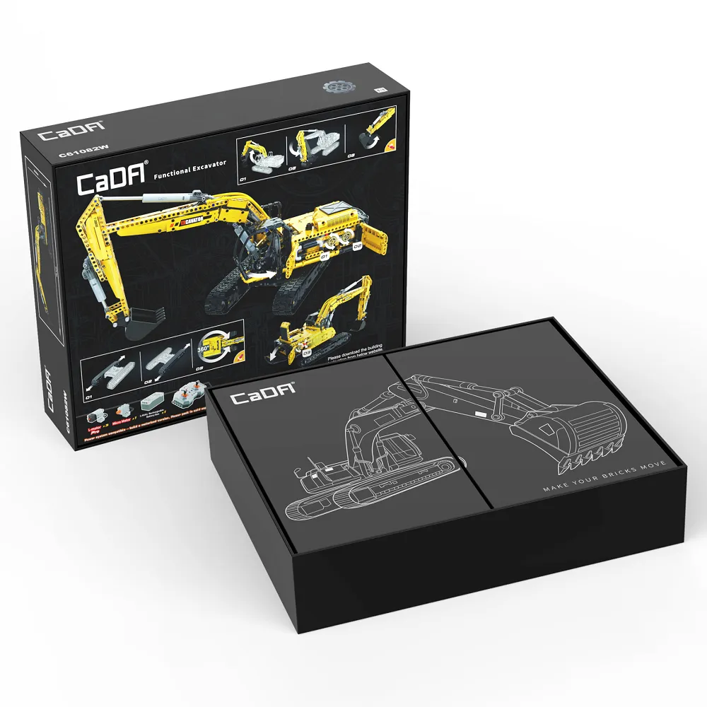 Functional Excavator - Cada Brick
