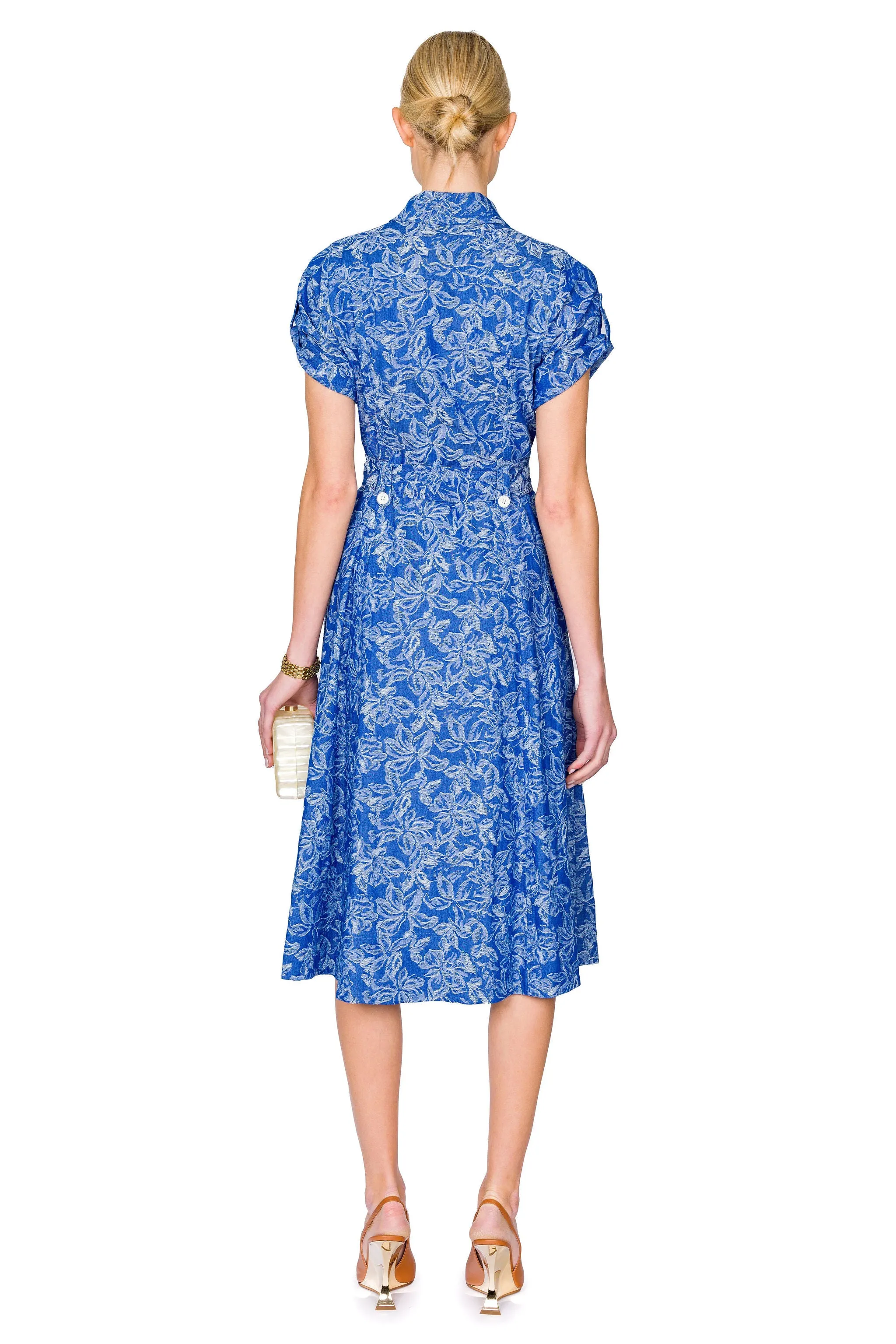 Gaelle Belted Utility Dress