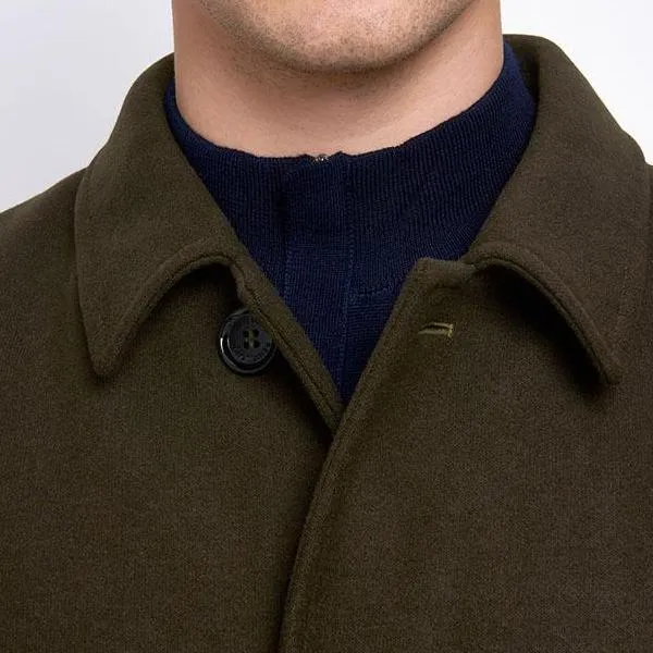 ID6038-Remus Uomo Rowan Khaki Overcoat