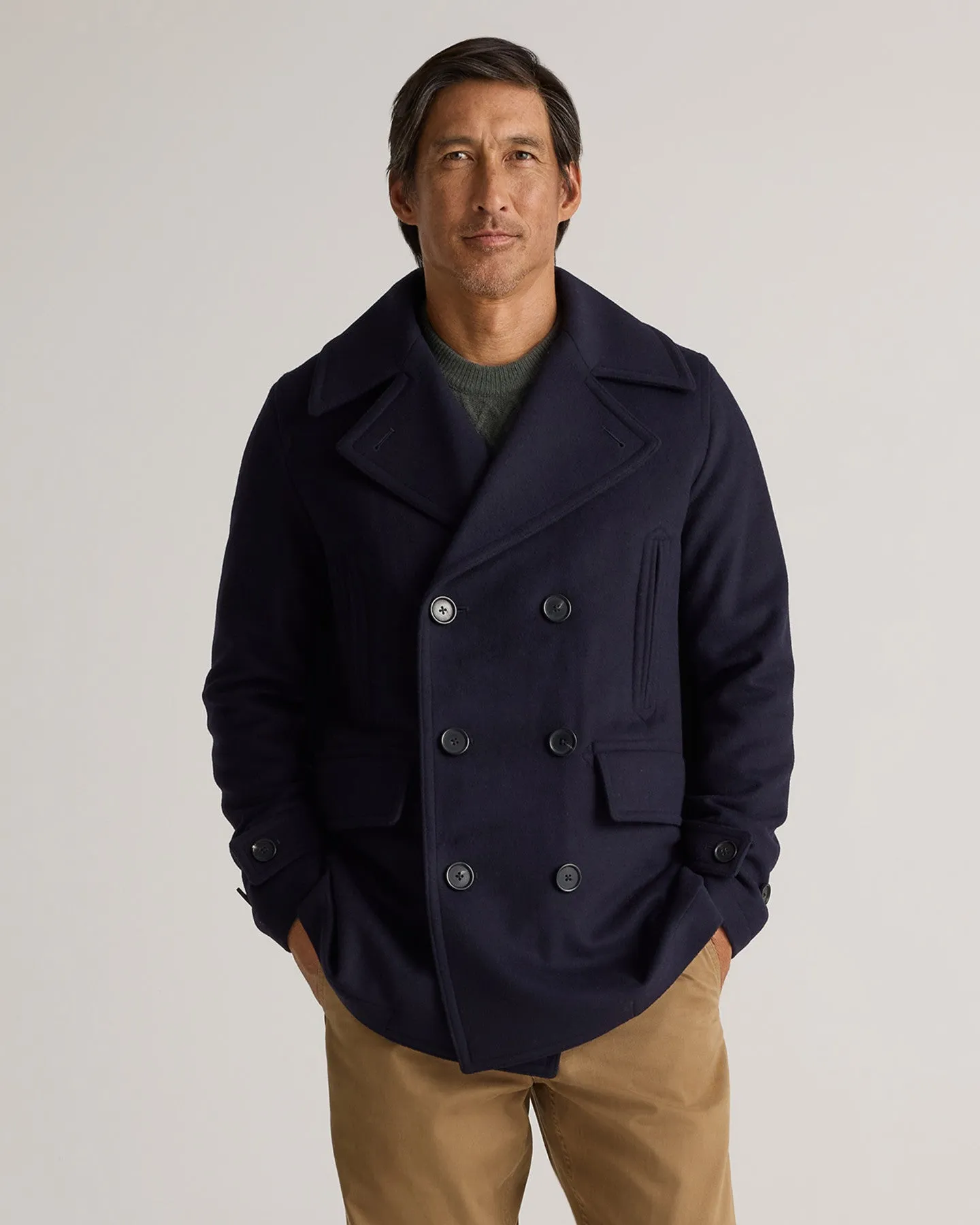 Italian Wool Peacoat