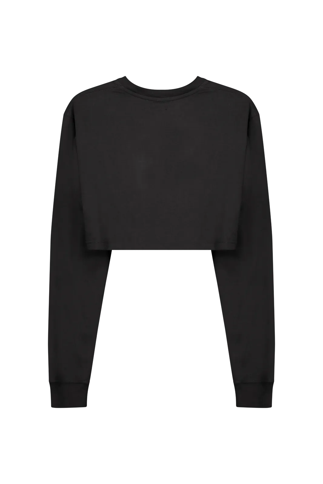 LONG SLEEVE BOXY T-SHIRT - Black