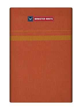 Mens Cotton Dark Kavi Color Single Layered Dhoti with Assorted Border - Harban