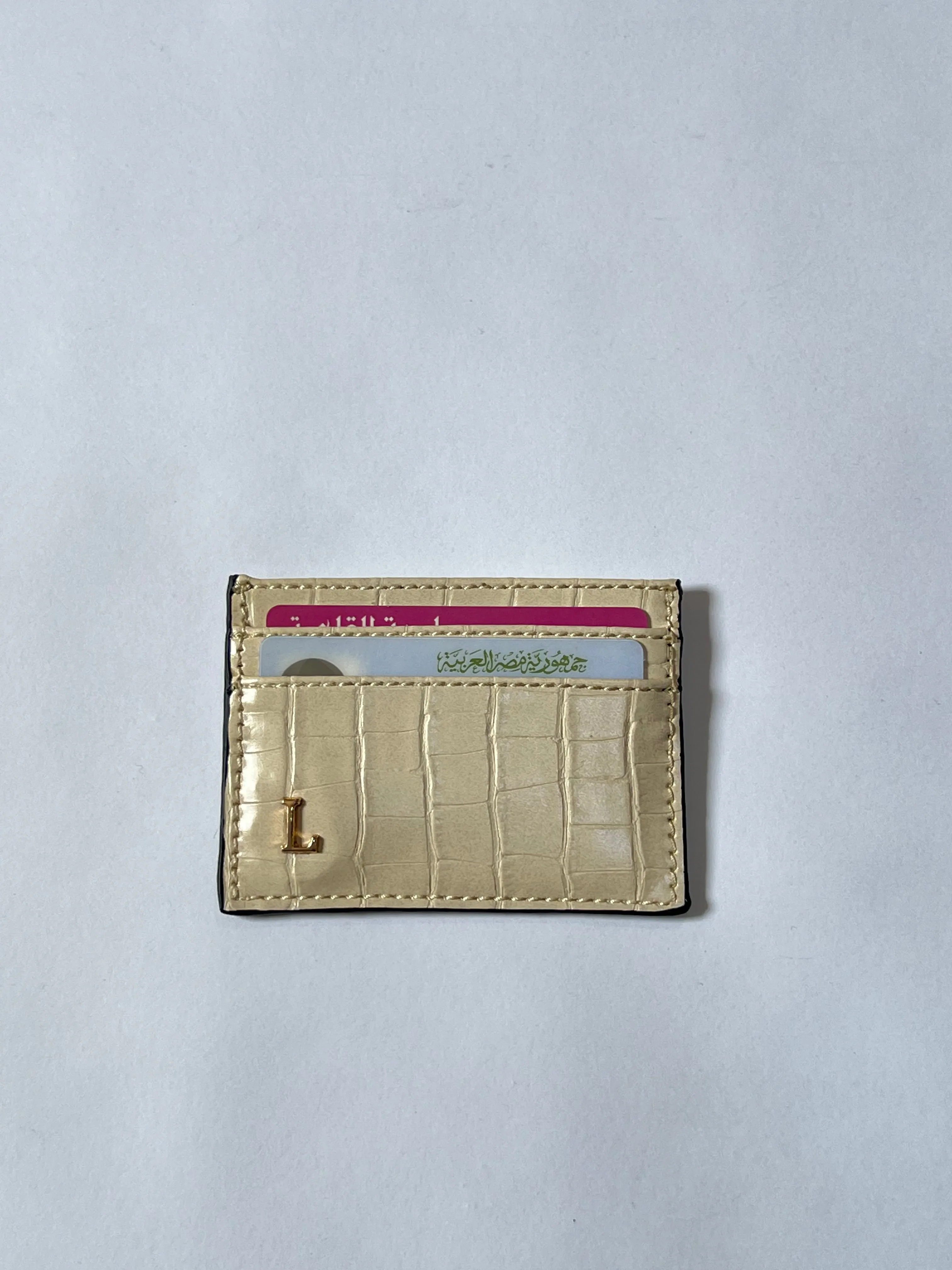 Minimalist Card Holder (Beige)