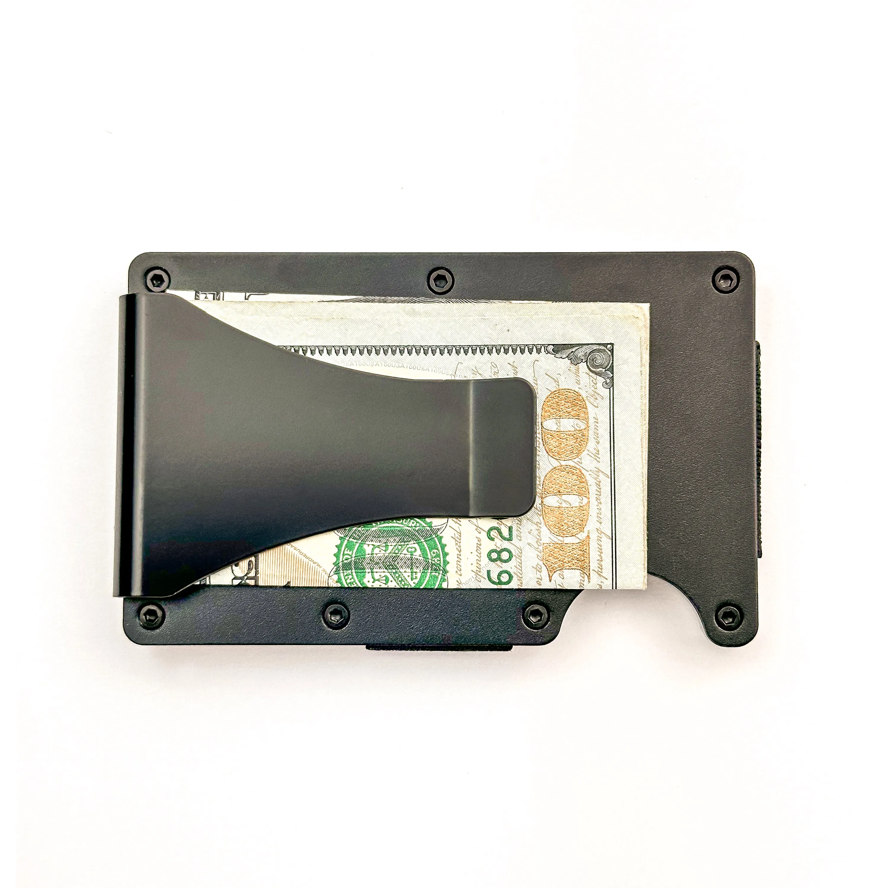 Minimalist Wallet - Corner Orange