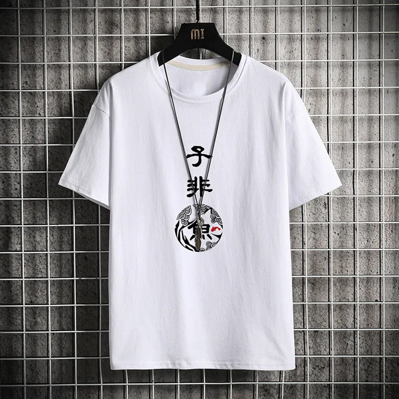 Modern White and black Kanji Haori Jacket – Stylish Japanese Kimono Cardigan