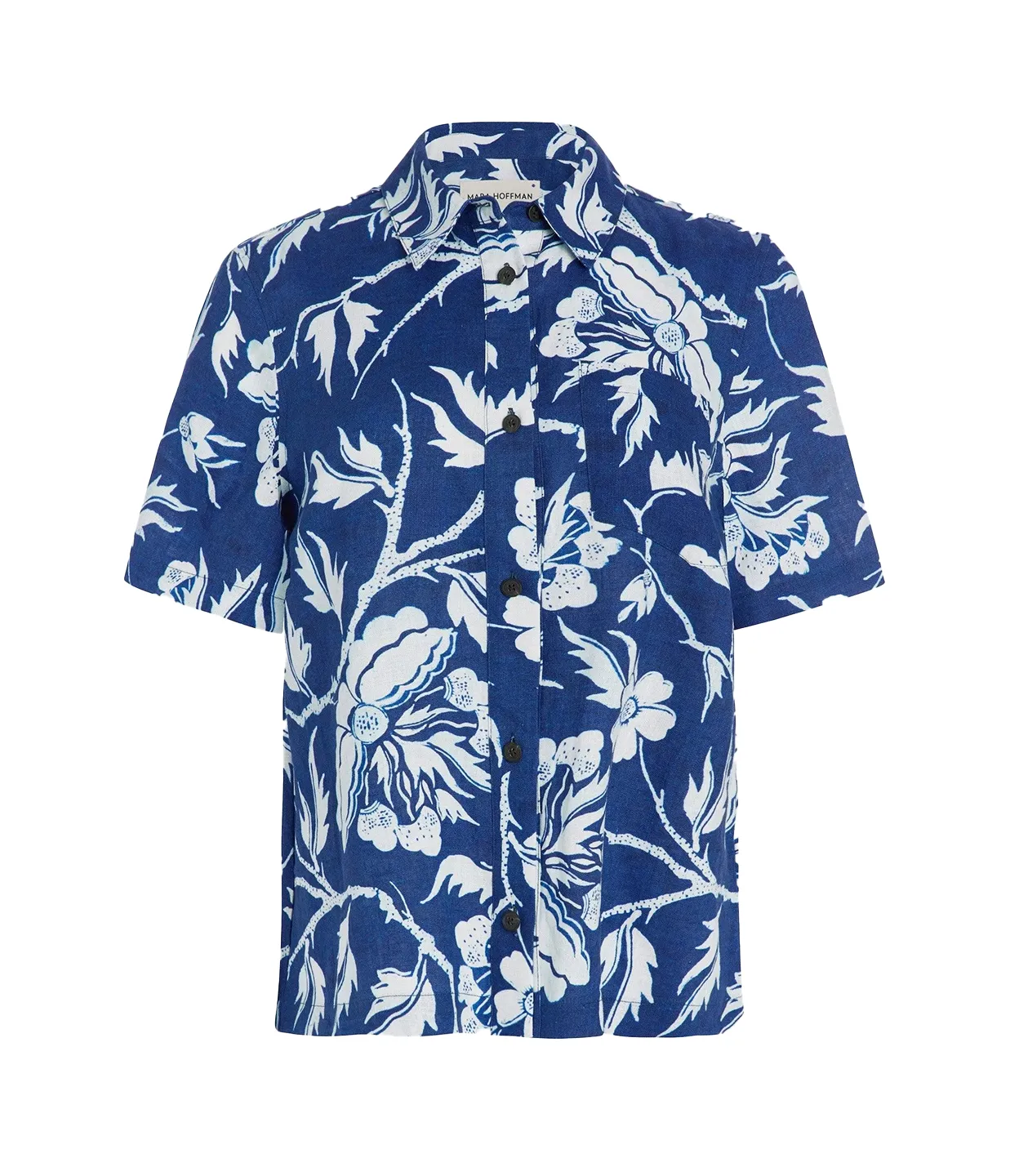 Otto Shortsleeve Shirt in Navy White