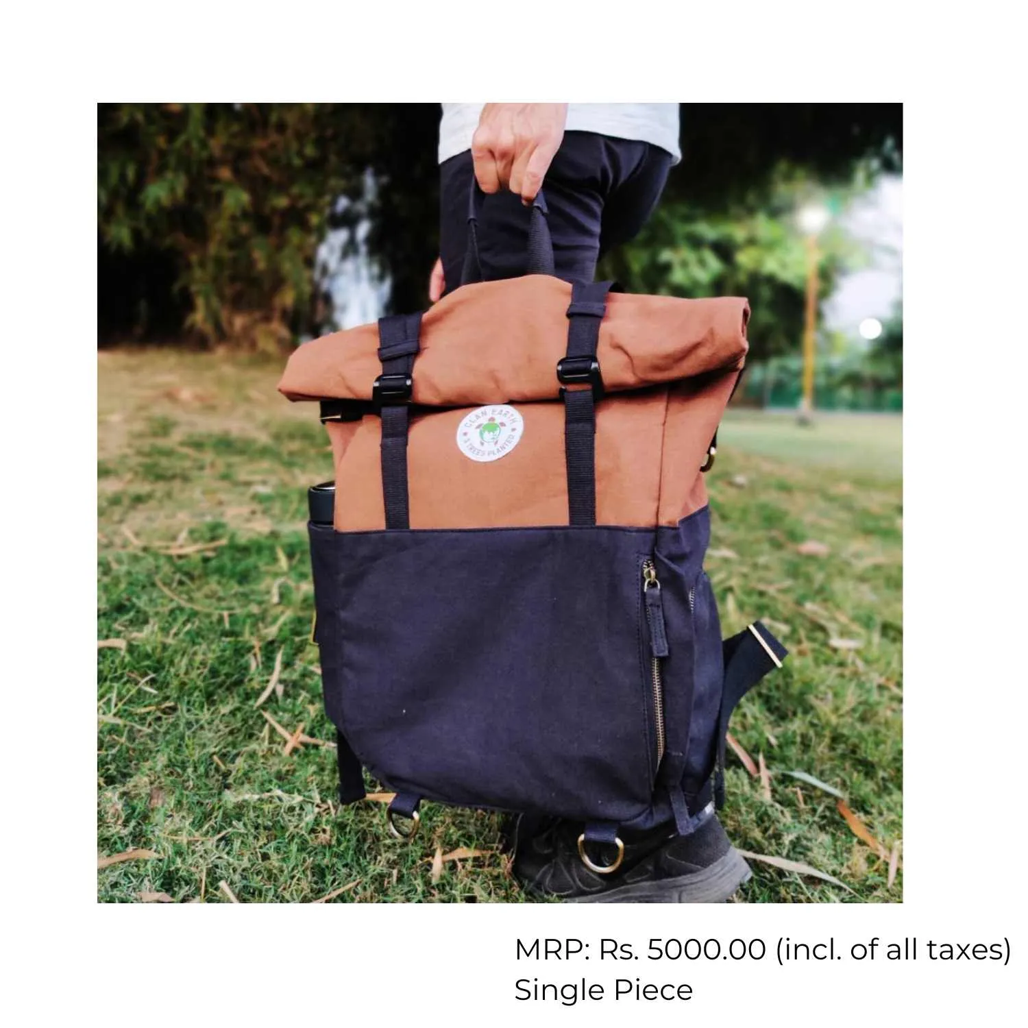 Pangolin Backpack | Spacious | Extendable | 27 L Capacity | Multi-Functional