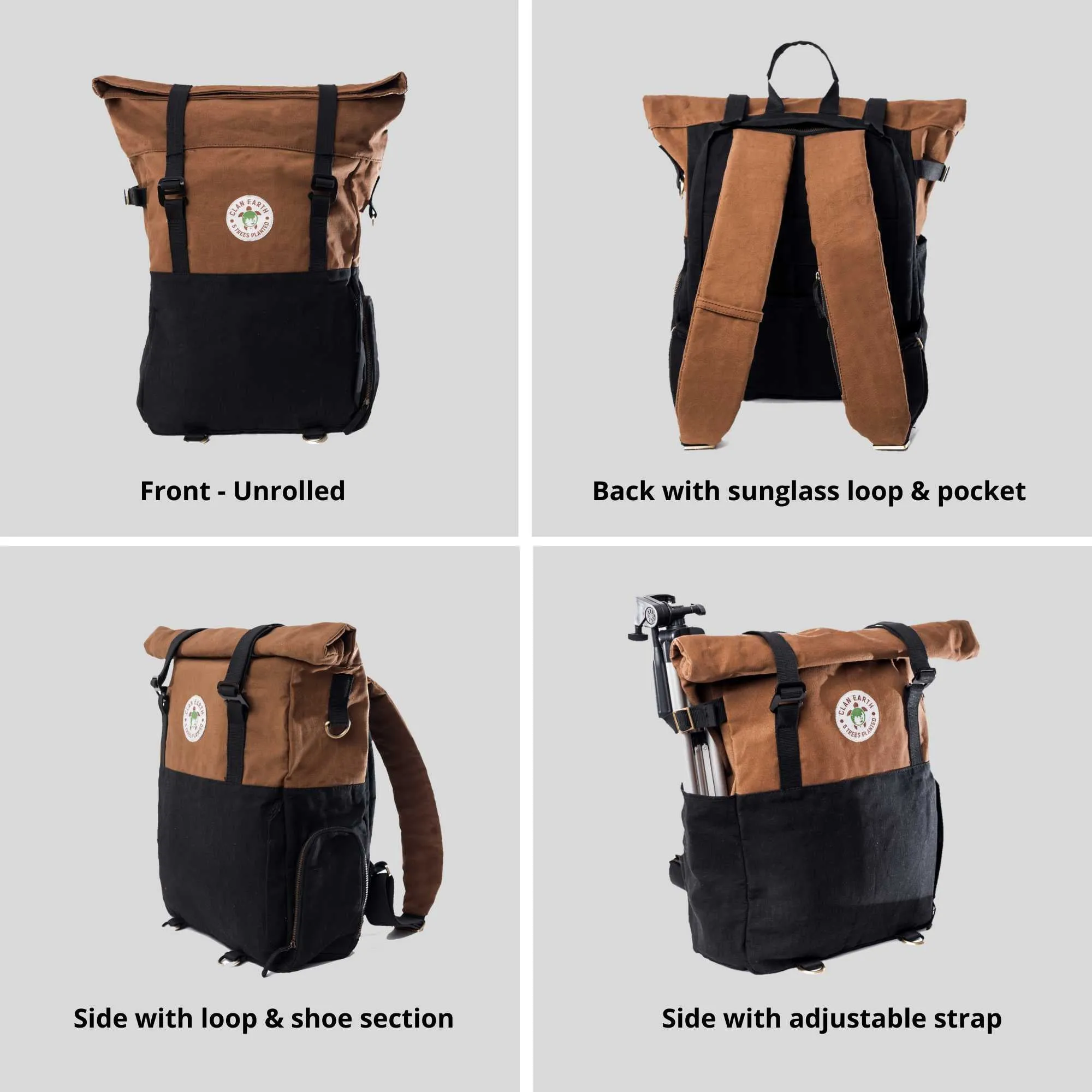 Pangolin Backpack | Spacious | Extendable | 27 L Capacity | Multi-Functional
