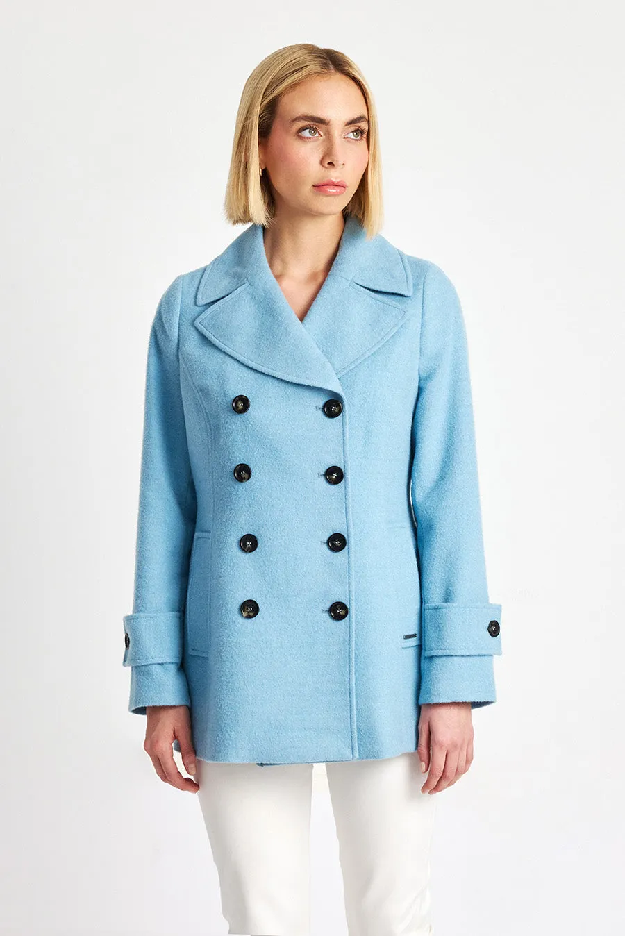 Peacoat Coat Baby Alpaca Color Dream