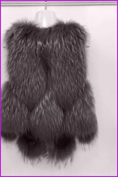 Raccoon Fur Gilet DO1548