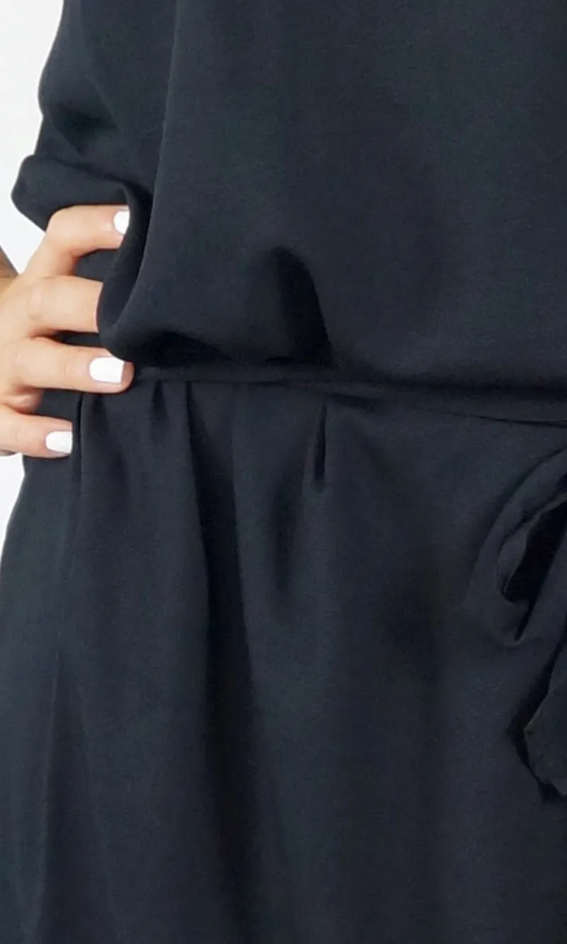 Rayon Dress Hayman Black