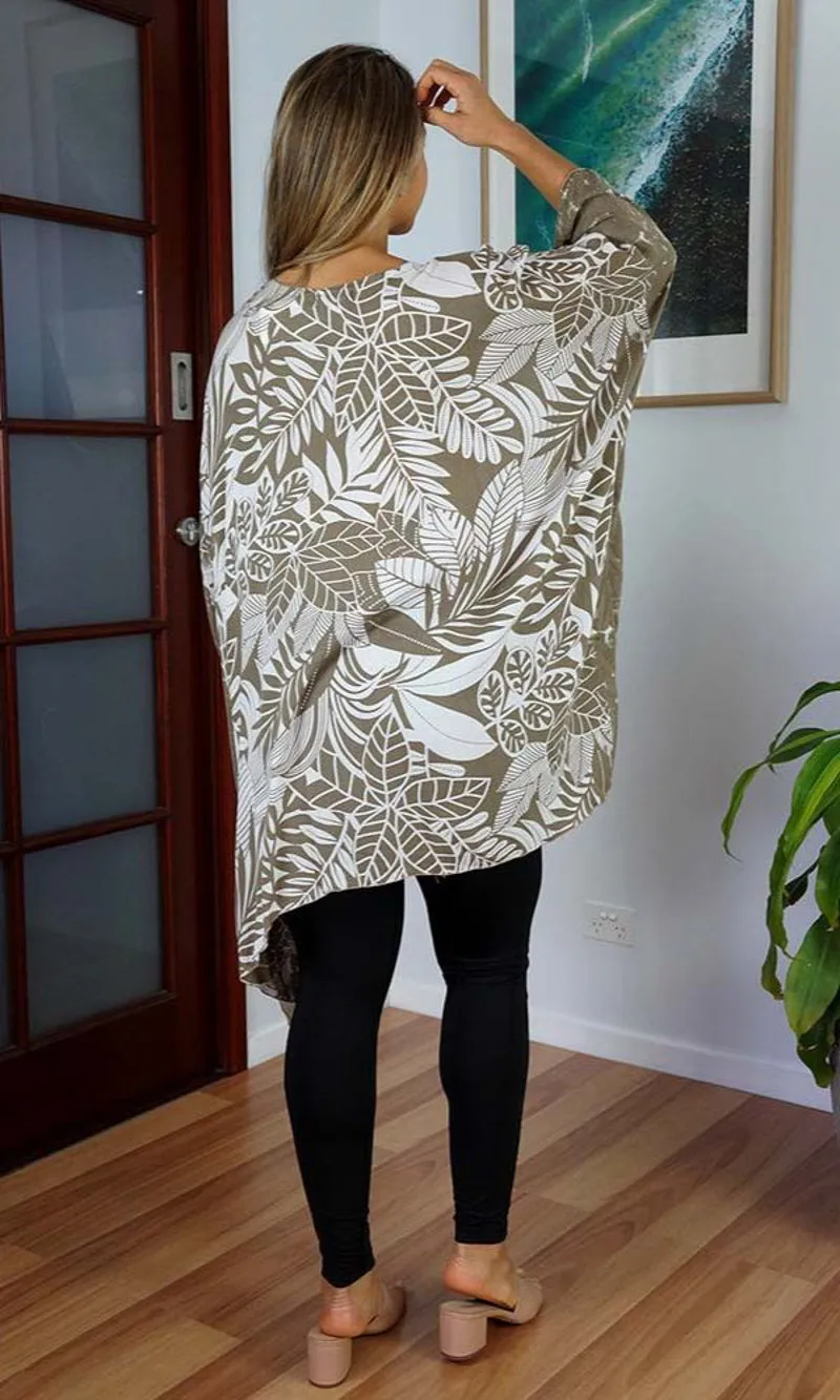 Rayon Tunic Short Betelnut, More Colours