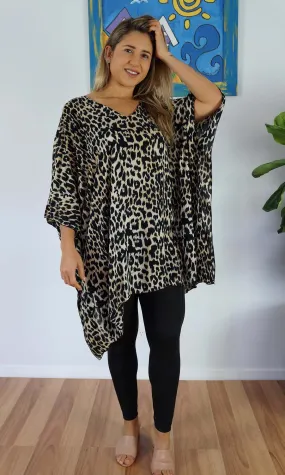Rayon Tunic Short Leopard, More Colours