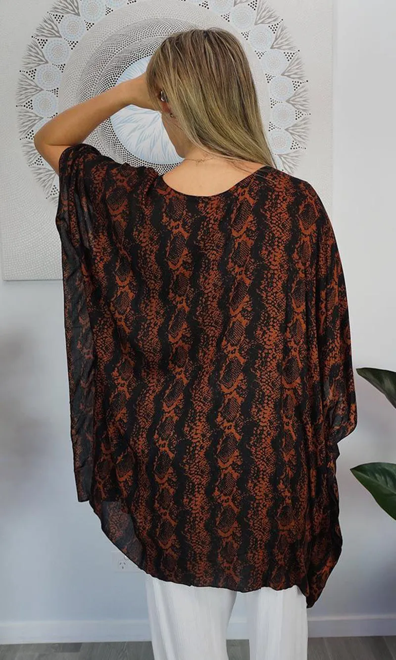 Rayon Tunic Short Python, More Colours
