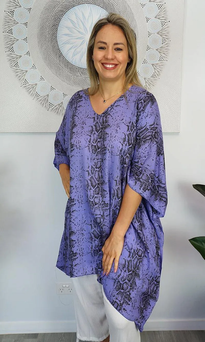 Rayon Tunic Short Python, More Colours