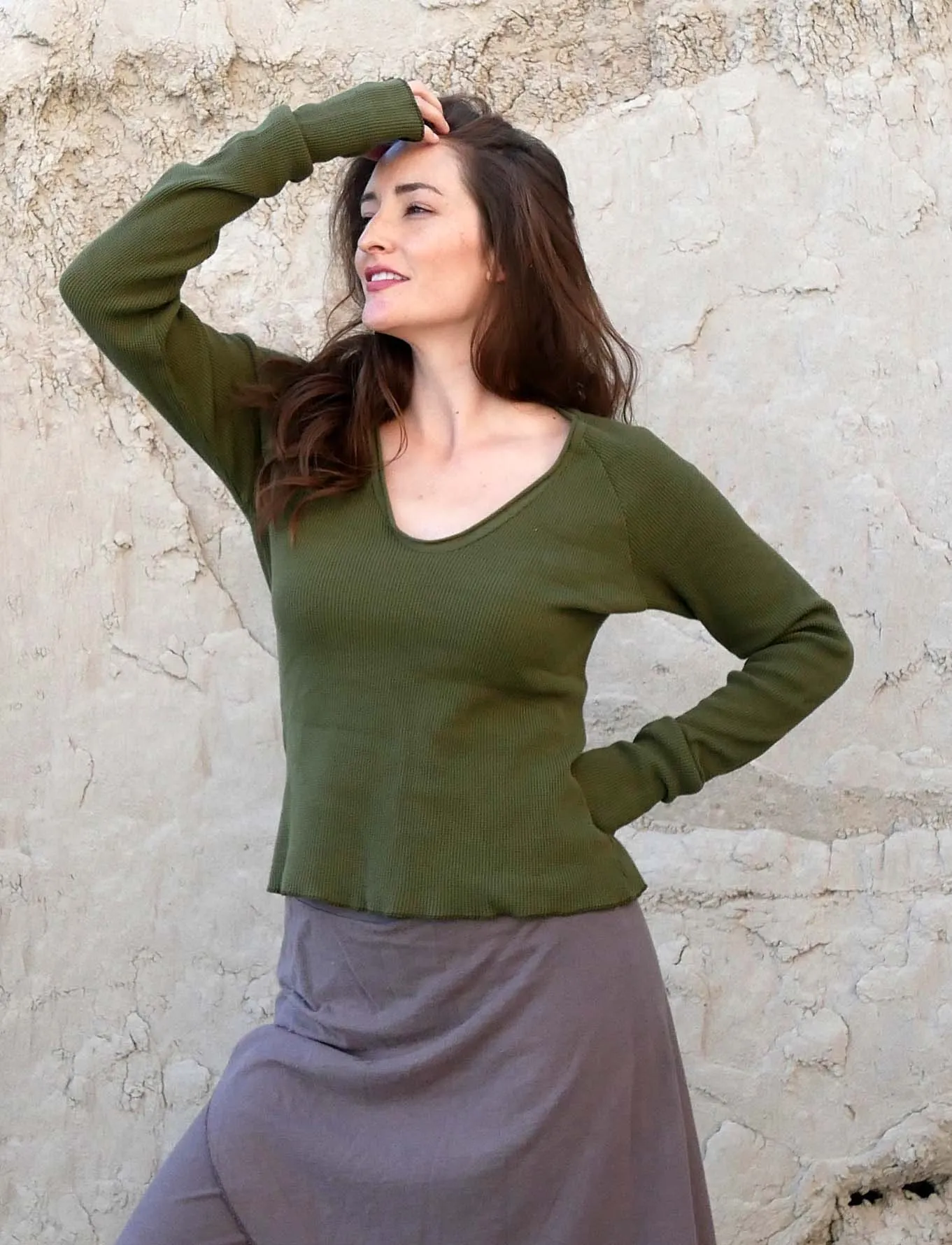 Ritual RAGLAN Sleeve Simplicity Cropped Shirt