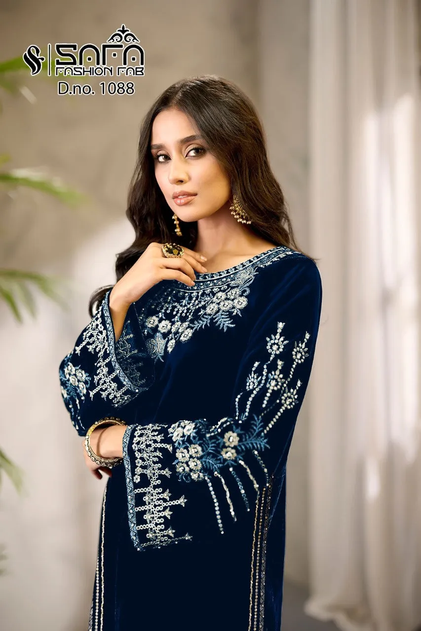SAFA FASHION FANCY SALWAR SUIT D.NO.1088