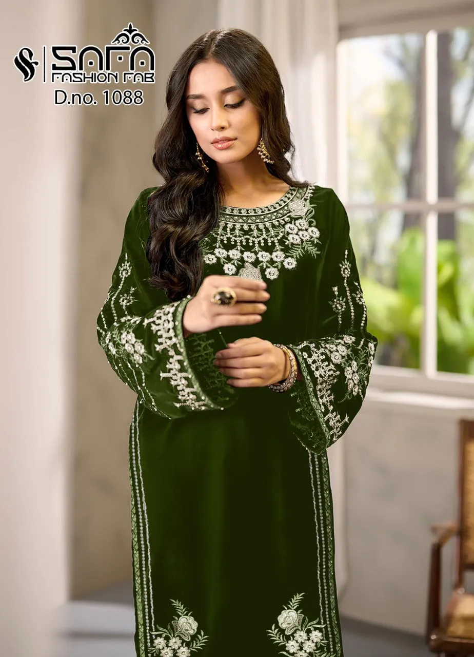 SAFA FASHION FANCY SALWAR SUIT D.NO.1088